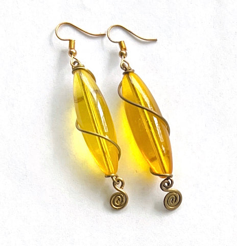 Yellow Kioo Earrings