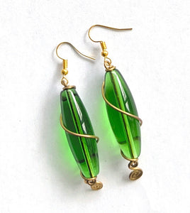 Green Kioo Earrings