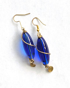 Blue Kioo Earrings