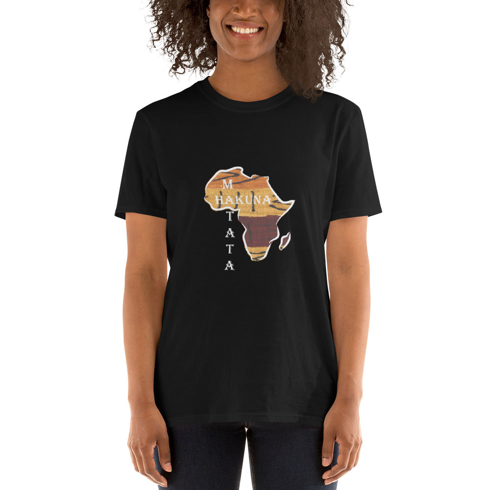 Hakuna Matata Unisex Black Short-Sleeve T-Shirt