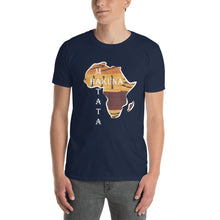 Hakuna Matata Unisex Black T-Shirt - Vertical Design