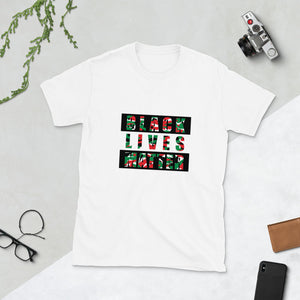 Black Lives Matter Unisex White Short-Sleeve T-Shirt