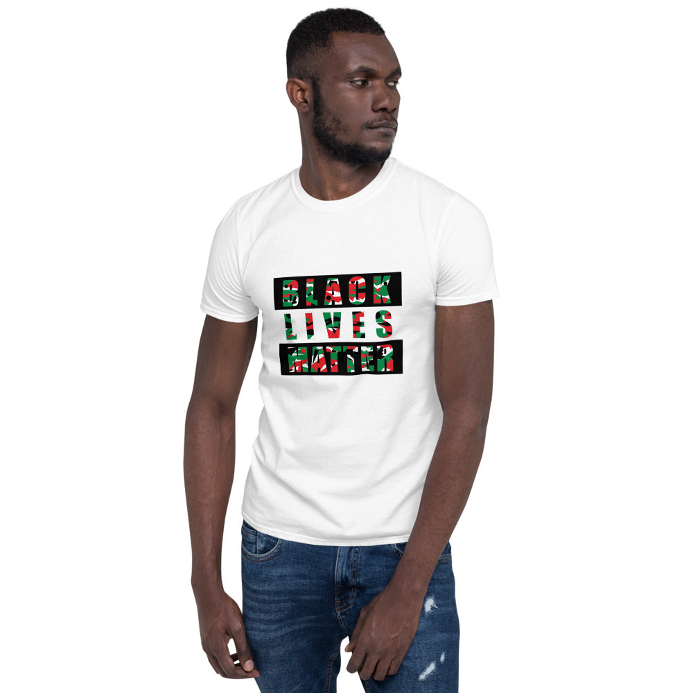 Black Lives Matter White Unisex T-Shirt